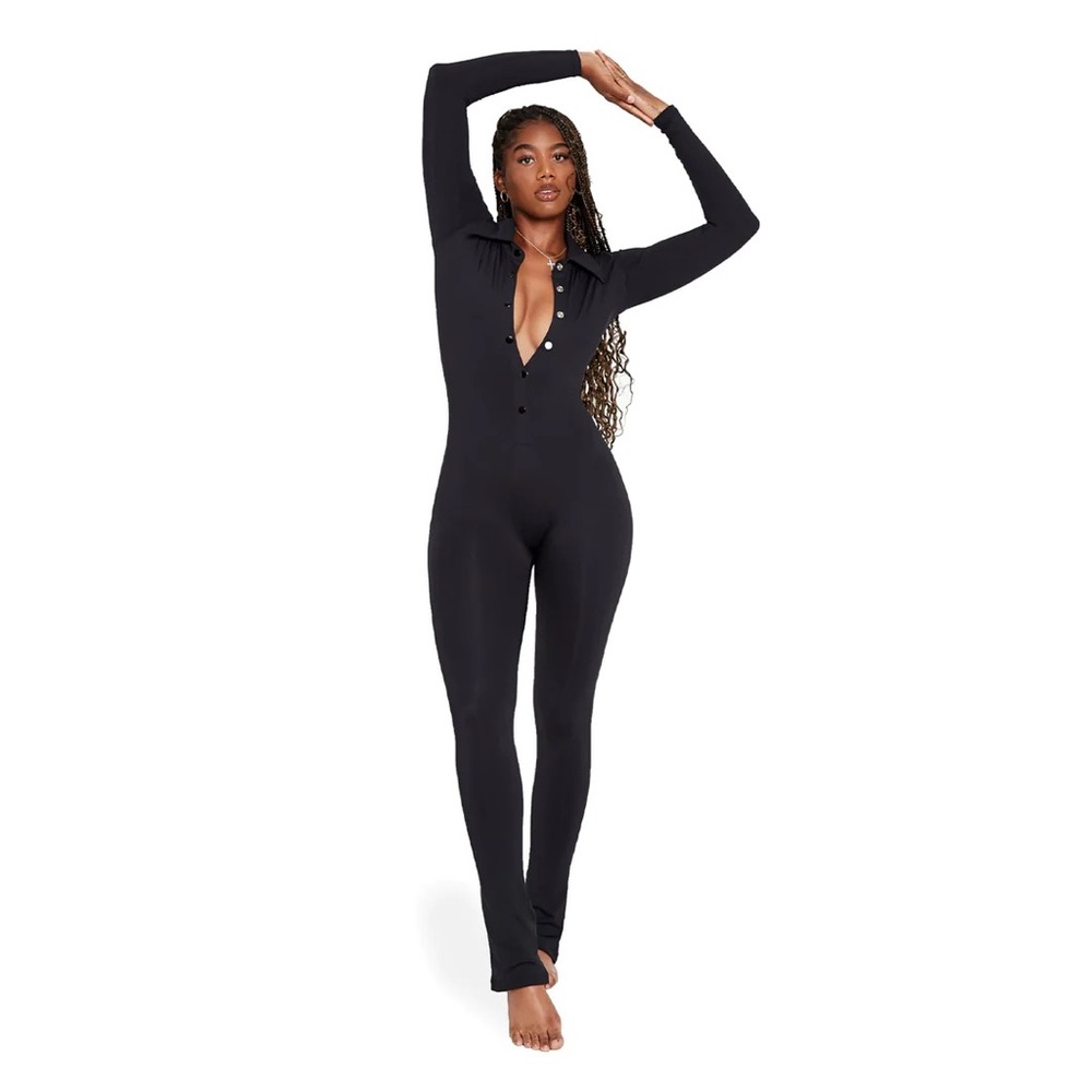 STRIPT Nikki Black Bodysuit M